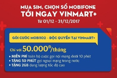 VinMart+ phân phối Sim và gói cước di động của MobiFone