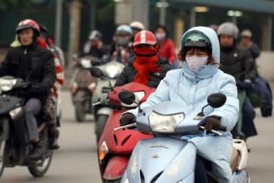 Chiều tối và đêm nay không khí lạnh tăng cường xuống khu vực miền Bắc