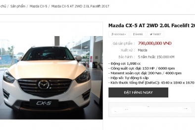 Xả hàng tồn, Mazda CX-5 giảm 'sập sàn', về mốc 700 triệu đồng