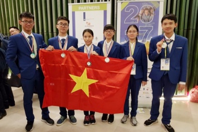 Sáu học sinh Việt đoạt huy chương tại kỳ thi Olympic khoa học trẻ quốc tế