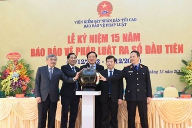 Báo Bảo vệ pháp luật kỷ niệm 15 năm số báo đầu tiên, ra mắt phiên bản báo điện tử mới