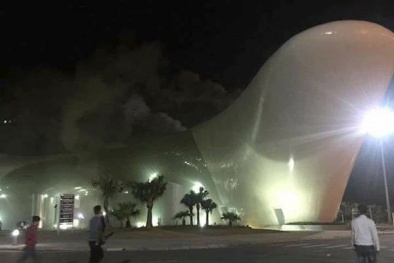 Quảng Ninh: Cháy cung triển lãm và quy hoạch do thi công bất cẩn