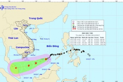 Tin tức thời tiết mới nhất: Cơn bão số 15 áp sát quần đảo Trường Sa