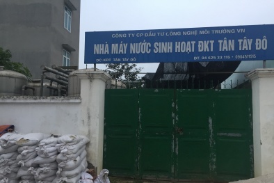 Nước nhiễm asen nặng tại Tân Tây Đô: Tiến hành thay vật liệu lọc, cải tạo trạm cấp nước