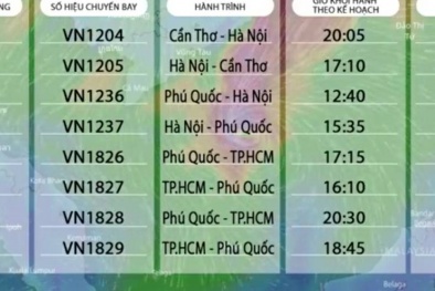 Bão số 16 sắp đổ bộ vào Côn Đảo, hủy toàn bộ các chuyến bay đi và đến các tỉnh phía Nam