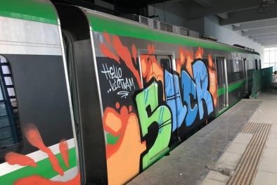 Ban QLDA lên tiếng về việc tàu Cát Linh - Hà Đông bị vẽ hình ảnh lạ