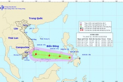 Áp thấp nhiệt đới sắp vào Biển Đông có thể mạnh lên thành bão