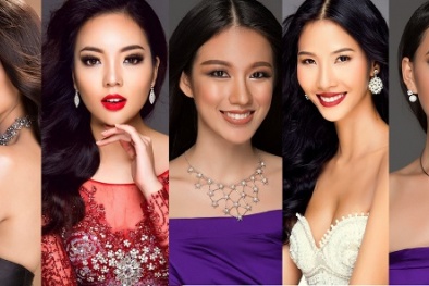 5 thí sinh được dự đoán đăng quang Hoa hậu Hoàn vũ Việt Nam 2017
