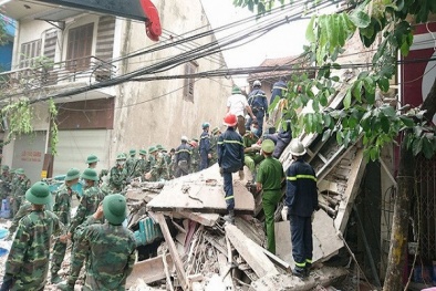 Truy tố 2 người trong vụ sập nhà khiến 5 người thương vong ở Hà Nội