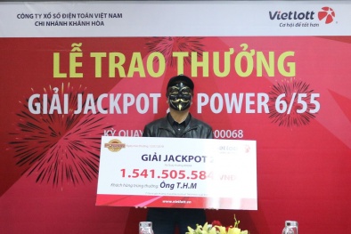 Xổ số Vietlott: Đi du lịch Bình Định một người đến từ Hà Nội bất ngờ trúng độc đắc 1,5 tỷ đồng