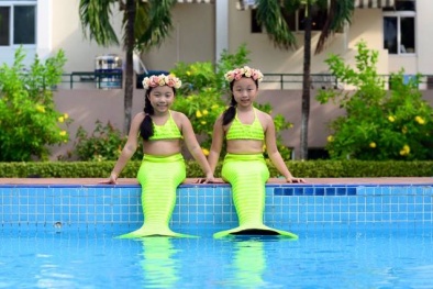Đồ bơi nàng tiên cá làm tăng nguy cơ đuối nước của trẻ 