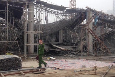 Tình tiết mới nhất vụ sập giàn giáo ở Hà Nội: Xác định nguyên nhân gây tai nạn