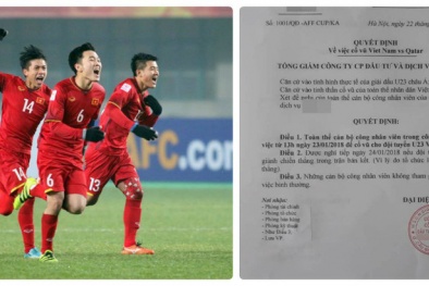 Nhiều nơi cho học sinh nghỉ học, nhân viên nghỉ làm để cổ vũ U23 Việt Nam