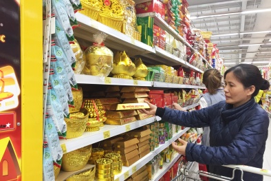 Bánh kẹo, mứt tết Mậu Tuất: Hàng Việt nhãn mác rõ ràng, áp đảo hàng ngoại