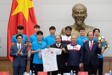 Thủ tướng: Nhân rộng bản lĩnh, ý chí U23 Việt Nam