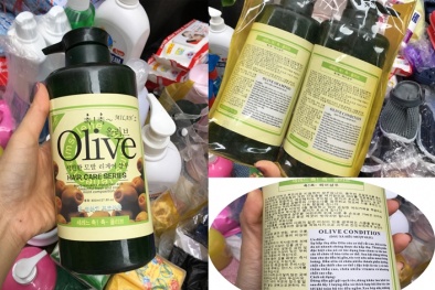Dầu gội Olive giá siêu rẻ: Nguy cơ viêm da đầu, rụng tóc