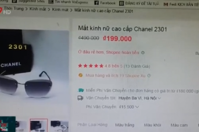 'Hàng hiệu' giá 'rẻ bèo' bán tràn lan trên mạng