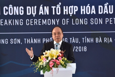 Thủ tướng dự Lễ khởi công tổ hợp hóa dầu Long Sơn