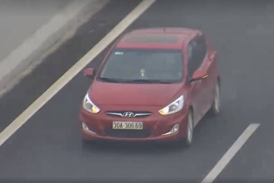 Rùng mình cảnh 'xe điên' ngược chiều, lao vun vút trên cao tốc Hà Nội-Hải Phòng