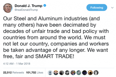 Một dòng tweet của Tổng thống Trump, vợ chồng đại gia thép Việt mất luôn 2.400 tỷ