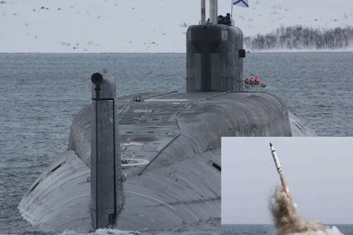Tàu ngầm Nga như 'hổ mọc thêm cánh' nhờ gắn tên lửa có thể diệt mục tiêu ở 9000km