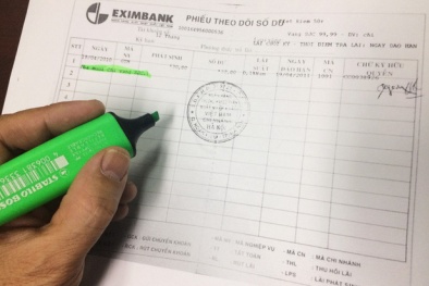 Vụ 245 tỷ đồng chưa xong, một khách hàng lại mất 3 lượng vàng gửi tại Eximbank