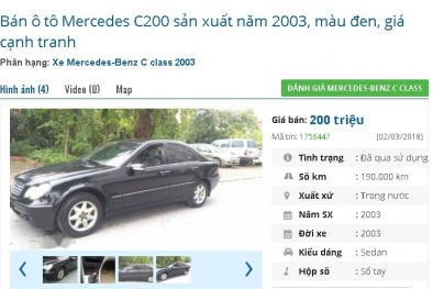 Những chiếc ô tô cũ hạng sang này đang rao giá 'rẻ bèo' chỉ 200 triệu đồng tại Việt Nam