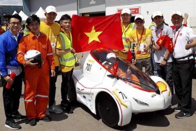 Xe đua điện Việt chạy 129km chỉ với 1kWh giành vô địch Châu Á