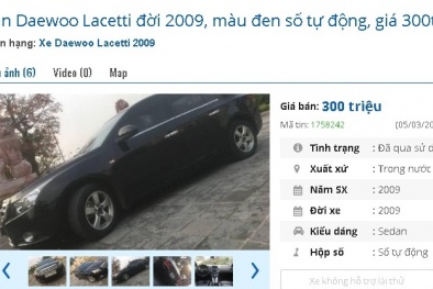 Những chiếc ô tô cũ này đang rao bán giá 300 triệu đồng tại Việt Nam