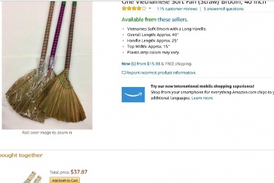 Mua chổi chít Việt giá gần nửa triệu/chiếc về dùng, khách Tây nói gì?