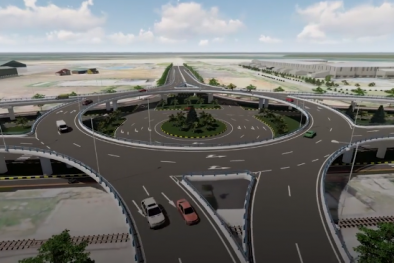 Nút giao thông 2 tầng ở Quảng Nam hoàn thành trong năm