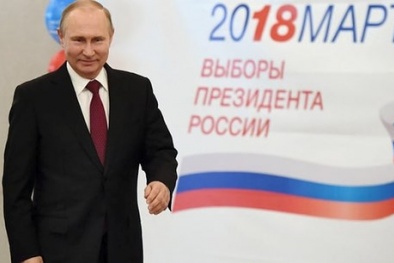 Chiến thắng áp đảo, ông Putin tiếp tục đắc cử Tổng thống Nga