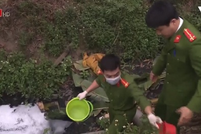 Hưng Yên: Công ty xả thẳng hóa chất nhuộm ra kênh Bắc Hưng Hải gây ô nhiễm nghiêm trọng