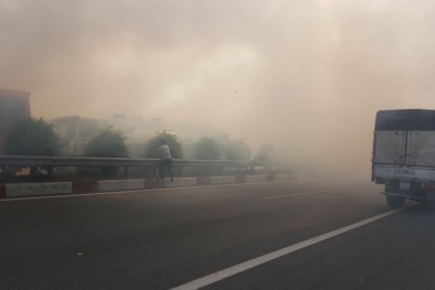 Sự thật nhân viên cao tốc đốt rác gây tai nạn trên cao tốc Long Thành