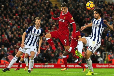 Link xem bóng đá trực tuyến West Brom vs Liverpool