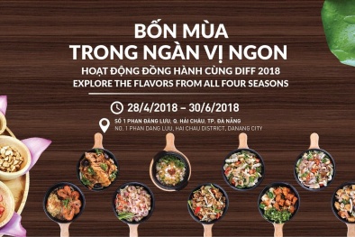 ‘Bốn mùa hương sắc’ tại Không gian ẩm thực lớn nhất Đà Nẵng