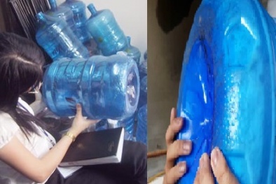 Nguy cơ nước nhiễm khuẩn do dùng bình tái sử dụng