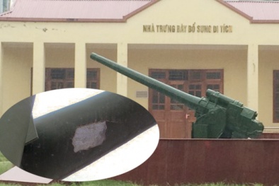 Nghi vấn về chất lượng khẩu pháo đồng tại di tích pháo đài Xuân Tảo