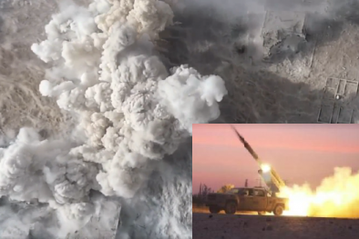 Vũ khí Syria tiếp tục gầm thét trút hỏa lực kết liễu phiến quân IS 