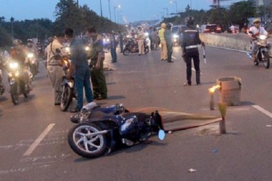 Tai nạn giao thông ngày 13/5: Thương tâm nữ công nhân bị xe biển xanh cán tử vong