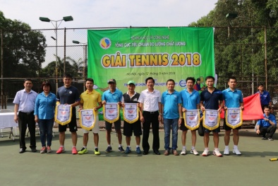 Tổ chức thành công Giải Tennis Tổng cục Tiêu chuẩn Đo lường Chất lượng năm 2018