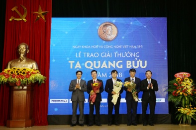 Trao Giải thưởng Tạ Quang Bửu 2018 cho ba nhà khoa học xuất sắc