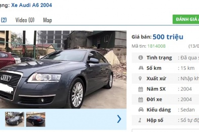 3 chiếc ô tô Audi cũ số tự động đẹp 'long lanh' rao bán tầm giá 500 triệu tại Việt Nam