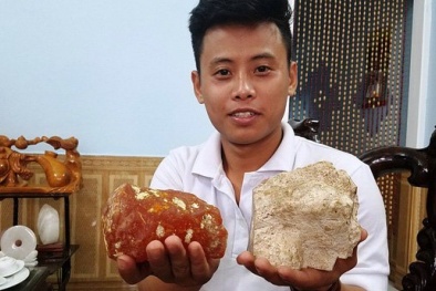 Gia Lai: Kỳ lạ 2 viên đá tỏa hương thơm ngát, đại gia trả 5 tỷ không bán