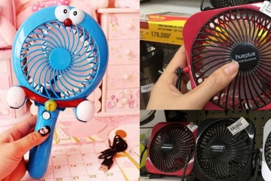 Quạt mini - 'đồ chơi' tiện dụng hút khách mùa nắng nóng
