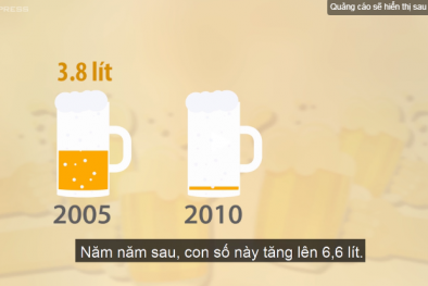 Người Việt uống bia rượu ngày càng nhiều