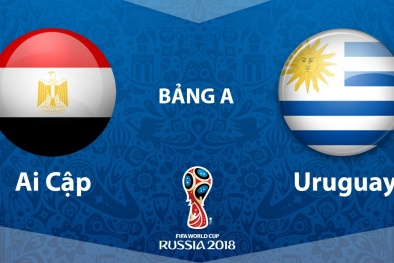 Nhận định bóng đá World Cup 2018 trận đấu Ai Cập vs Uruguay 19h00 tối nay