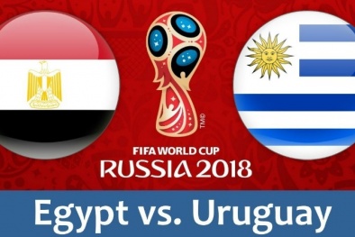 Tường thuật trực tiếp trận Ai Cập vs Uruguay, World Cup 2018