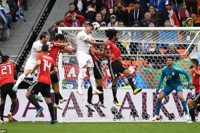 Kết quả trận Ai Cập vs Uruguay: Suarez ‘vô năng’, Uruguay thoát hiểm nhờ bàn thắng phút 89