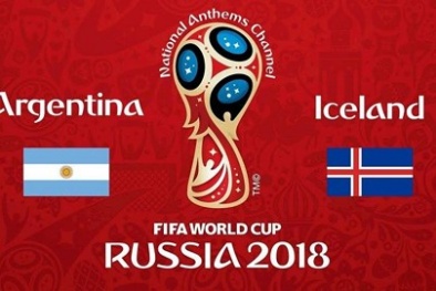 Xem trực tiếp World Cup 2018 Argentina vs Iceland ở đâu?